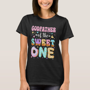 Camiseta Padrinho do Primeiro Aniversário do Doce