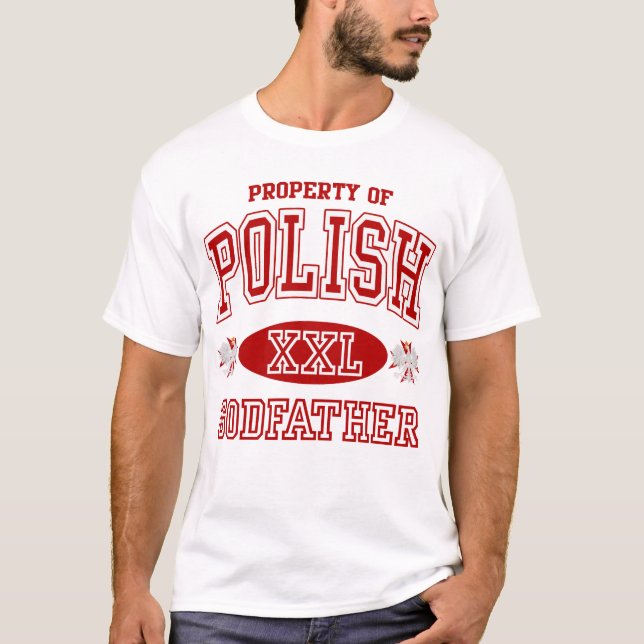 Camiseta Padrinho polonês (Frente)
