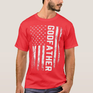 Camiseta Padrinho Presente Na América Sinalizador Para Home