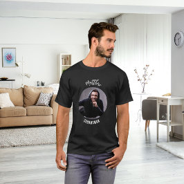 Camiseta Padrinho preto e branco foto despedida de solteiro