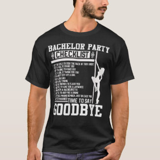 Camiseta Padrinhos de casamento do Grupo de Checklist do Me