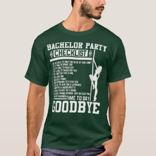 Camiseta Padrinhos de casamento do Grupo de Checklist do Me