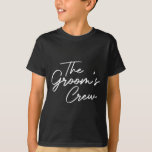 Camiseta Padrinhos de casamento do Grupo de Despedida de So<br><div class="desc">Padrinhos de casamento do Grupo de Estageiros de Despedimentos para Homens do Grupo de Tripulação</div>