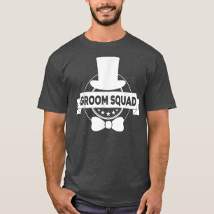 Camiseta Padrinhos Noivo Agachamento Homens Solteirão Supri