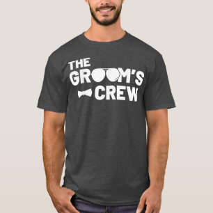 Camiseta Padrinhos Noivo Agachamento Homens Solteirão Supri