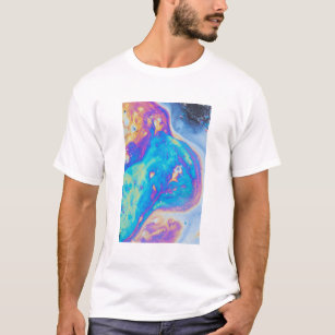 Camiseta padrões coloridos de petróleo, Canadá