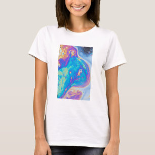 Camiseta padrões coloridos de petróleo, Canadá