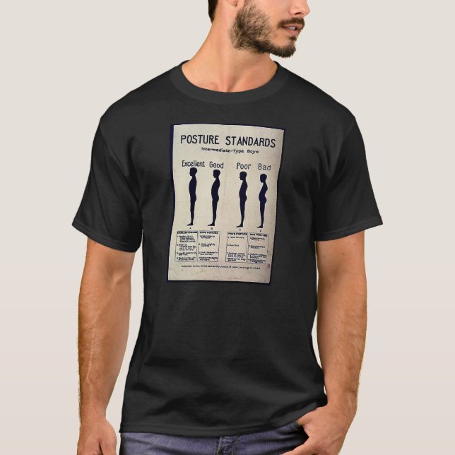 Camiseta Padrões da postura (Frente)