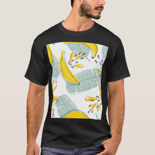 Camiseta Padrões de colheita de bananas suculentas