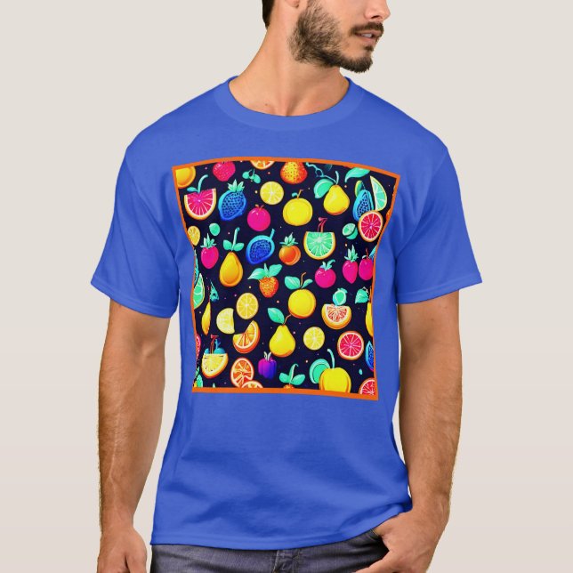 Camiseta Padrões de Colheita Tropical (Frente)