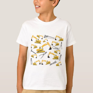 Camiseta Padrões de Construção de Escavador