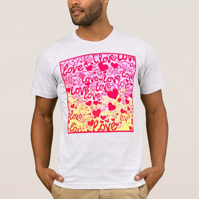 Camiseta Padrões de Cores Vibrantes (Frente)