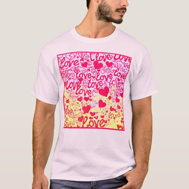 Camiseta Padrões de Cores Vibrantes (Frente)
