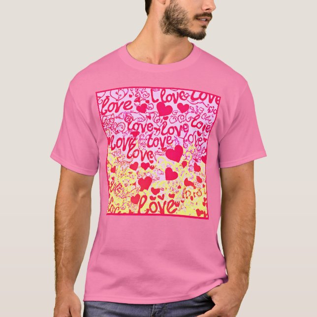 Camiseta Padrões de Cores Vibrantes (Frente)