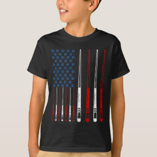Camiseta Padrões de Fila de Bilhares