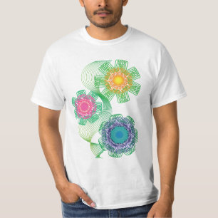 Camiseta Padrões de Formas e Linhas da Natureza