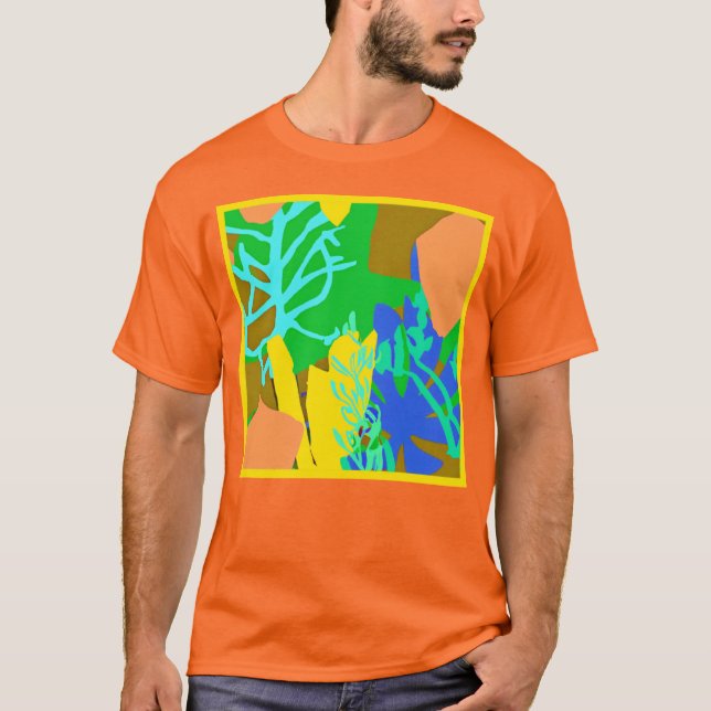 Camiseta Padrões de Oceano Bonito. Comprar Agora (Frente)