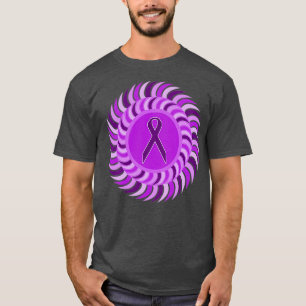 Camiseta Padrões de sol roxo