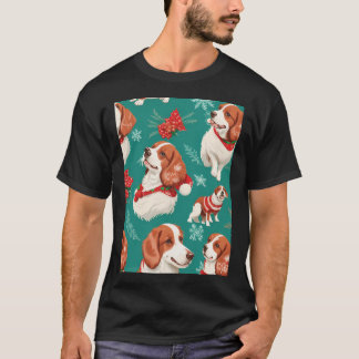 Camiseta padrões engraçados natal yule yuletide