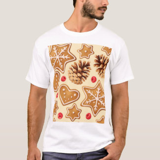 Camiseta Padrões Festivos Sem Olho.