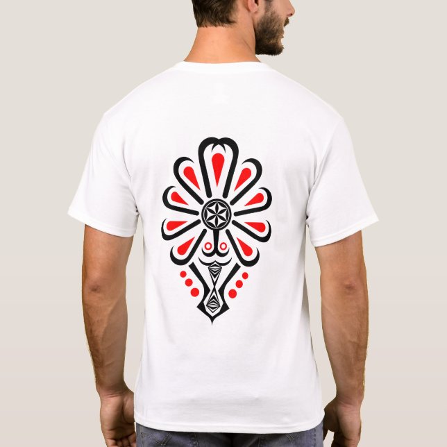 Camiseta Padrões folhosos da Polônia - Parzenica (Verso)