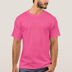 Camiseta Padrões Fractais de Geometria Sagrada Mantra de Be