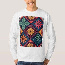 Camiseta Padrões mágicos das flores