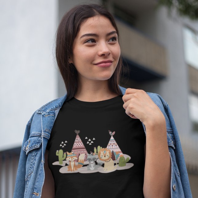 Camiseta Padrões Sem Costura para Americanos nativos Tribai (Criador carregado)