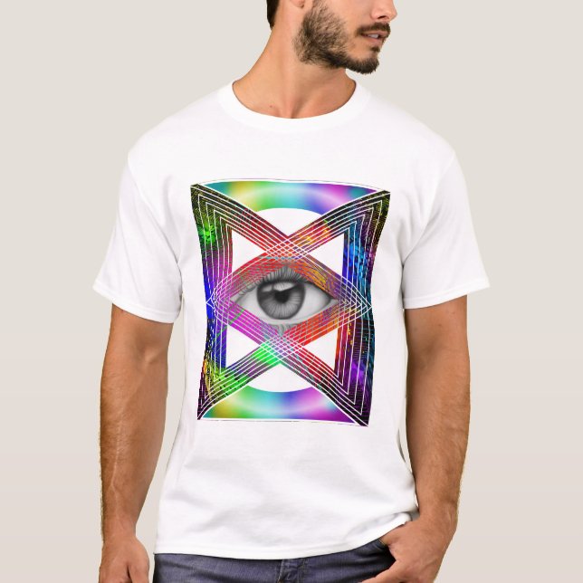Camiseta Padrões visuais (Frente)
