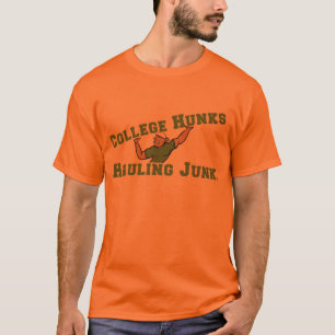 Camiseta Pães da faculdade que transportam a sucata básic