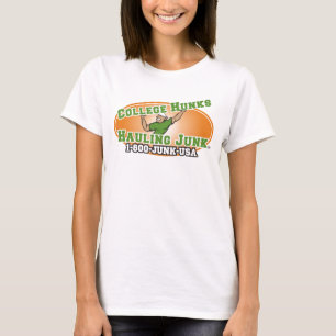 Camiseta Pães da faculdade que transportam o logotipo do