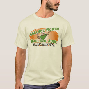 Camiseta Pães da faculdade que transportam o logotipo do