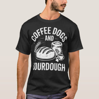 Camiseta Pães de Café Azedo Cachorros Funil Padeiro Diverti