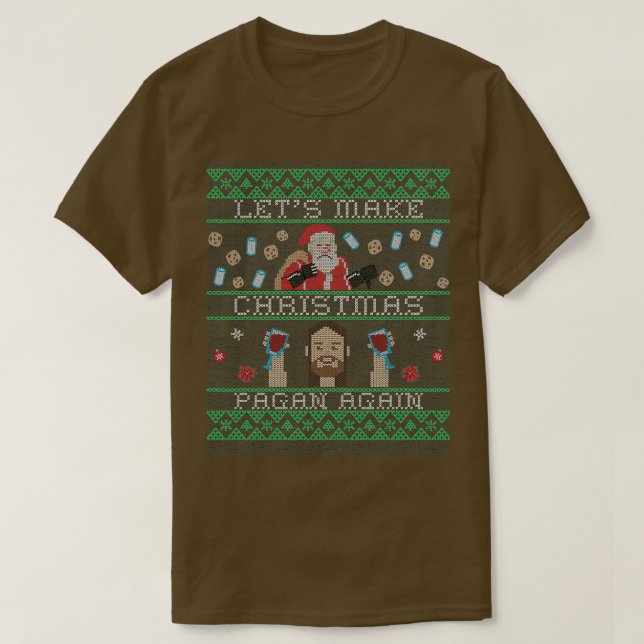 Camiseta Pagan Christmas  (Frente do Design)