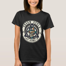 Camiseta Pagan Souls Oconee Logo Manga Curta Femin