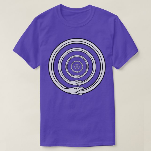 CAMISETA PAGAN SPIRAL RING COBRA ICONIC FOLK (Frente do Design)