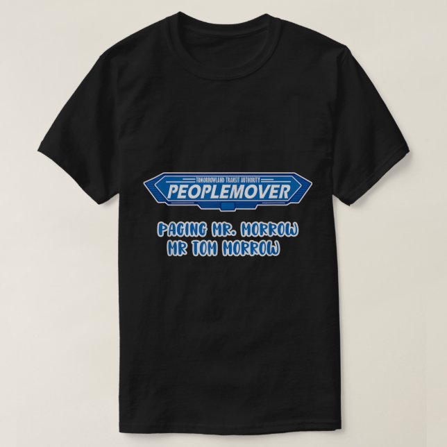 Camiseta Pagando o Sr. Morrow Pessoas Mover Merch Funny Gif (Frente do Design)