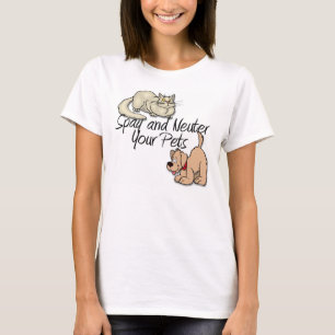 Camiseta Pagar e Neutralizar os seus animais