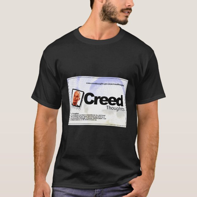 Camiseta Página Cobrir Pensamentos do Office Creed (Frente)