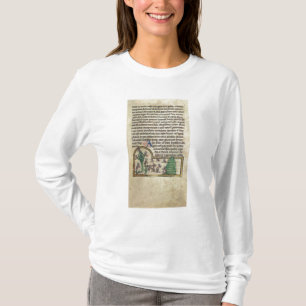 Camiseta Página de Roy do texto com ilustração de