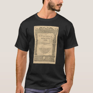 Camiseta Página de título de Os Lusíadas - 1572 ed