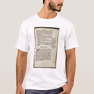 Camiseta Página do texto do antigo testamento