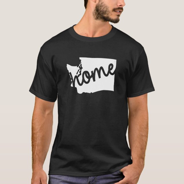 Camiseta Página inicial do Evergreen State (Frente)