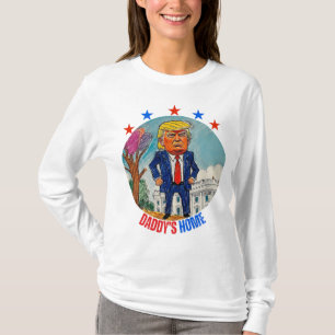 CAMISETA PÁGINA INICIAL DO PAI DONALD TRUMP