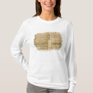 Camiseta Páginas da contagem 'da arte do Fugue