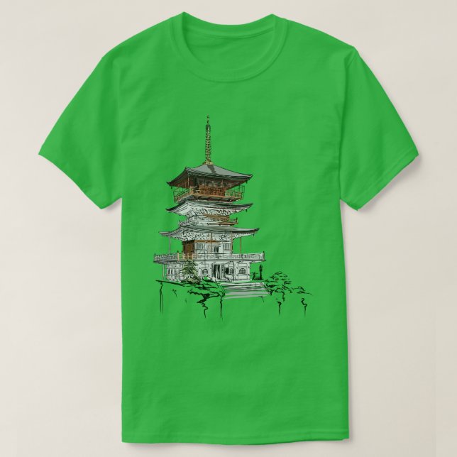 Camiseta Pagoda 1 (Frente do Design)
