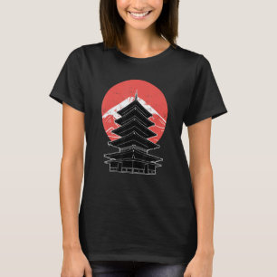 Camiseta Pagoda Japonês