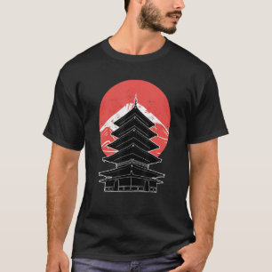 Camiseta Pagoda Japonês