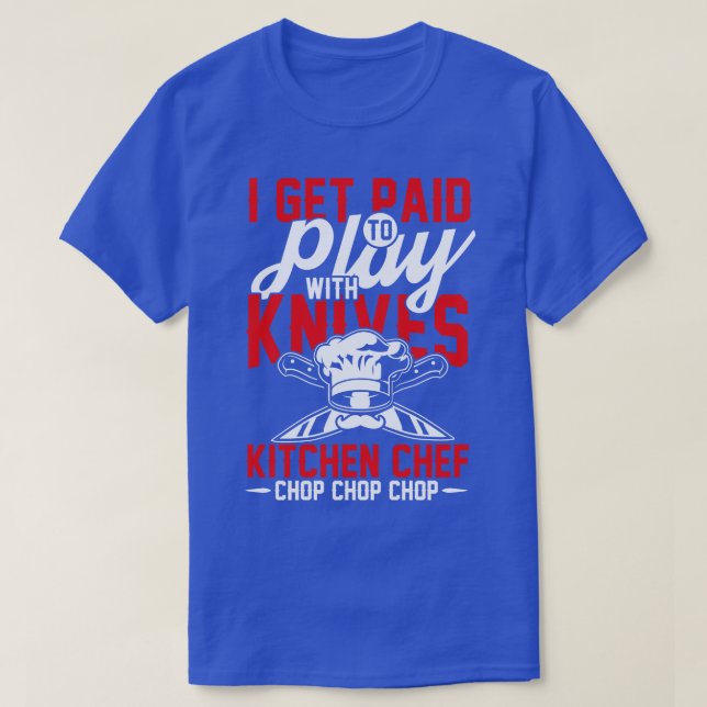 Camiseta Pagos para jogar facas (Frente do Design)