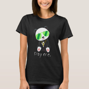Camiseta Pague-me um Fofinho Dourado Panda